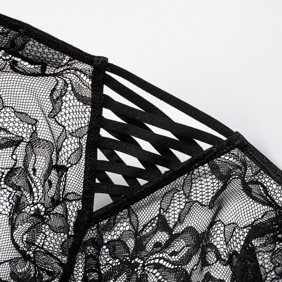 Manor Woman Slip Brasiliano in Pizzo  