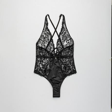 Manor Woman Body en dentelle à motif floral  