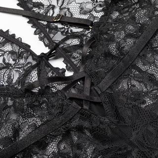 Manor Woman Body en dentelle à motif floral  