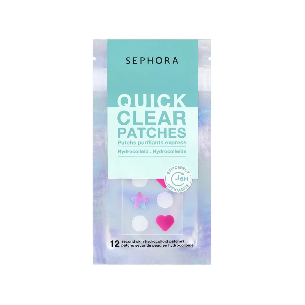SEPHORA - Express-Reinigungspatches - 12 Hydrokolloid-Patches, 12 Stück, Fantasie