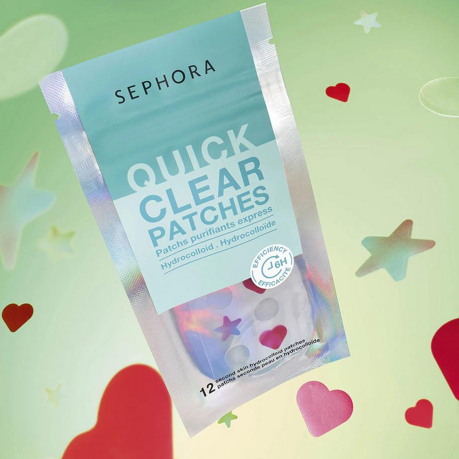 SEPHORA  Patch Purificanti Express - 12 Patch Idrocolloidali Effetto Seconda Pelle 