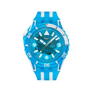 swatch Scubaqua Standard BLUE FIRE Analoguhr 