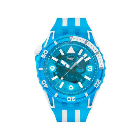 swatch Scubaqua Standard BLUE FIRE Analoguhr 