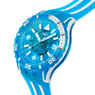 swatch Scubaqua Standard BLUE FIRE Analoguhr 