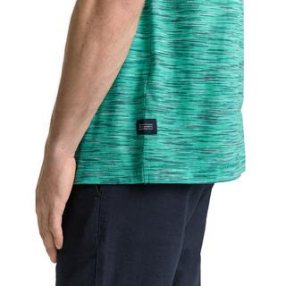 TOM TAILOR Meliertes Regular Fit Kurzarm Rundhals T-Shirt  