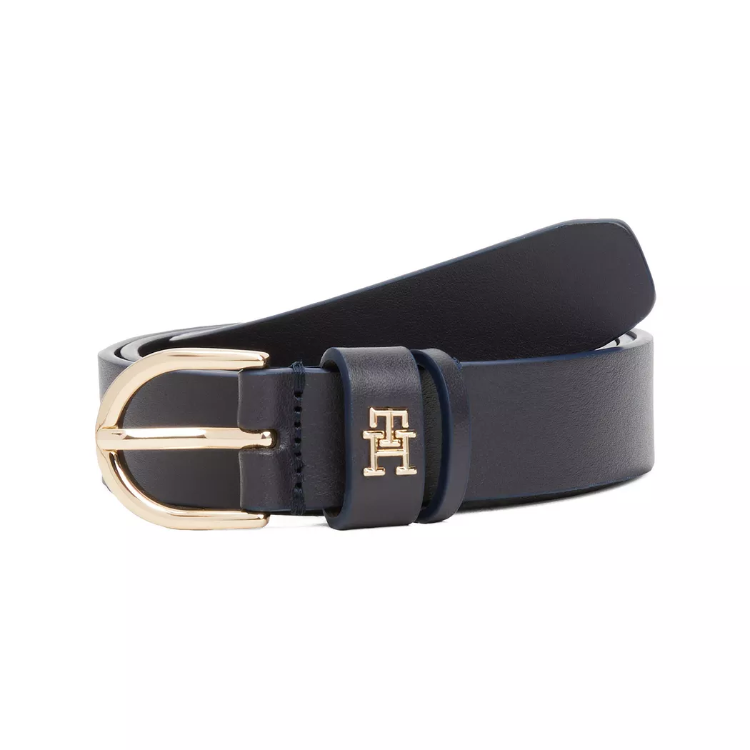 Tommy Hilfiger Ceinture Essential Effortless 2.5 Space Blue 80 cm Femme