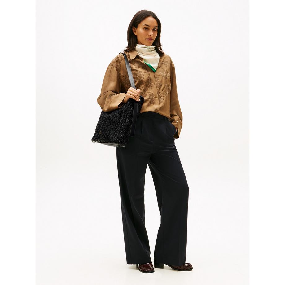 TOMMY HILFIGER TH Braided Hobo Bag  