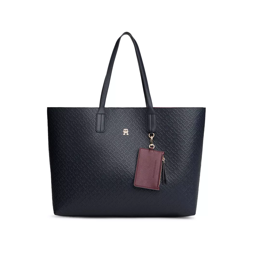 Tommy Hilfiger pour femme. AW0AW18390 Sac Monoplay bleu (OSFA), Casuel, Polyuréthane