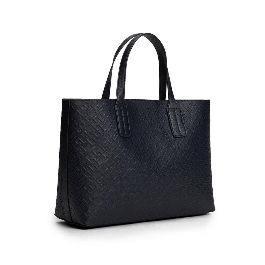 TOMMY HILFIGER TH ICON Monogramm geprägte Tote Bag  