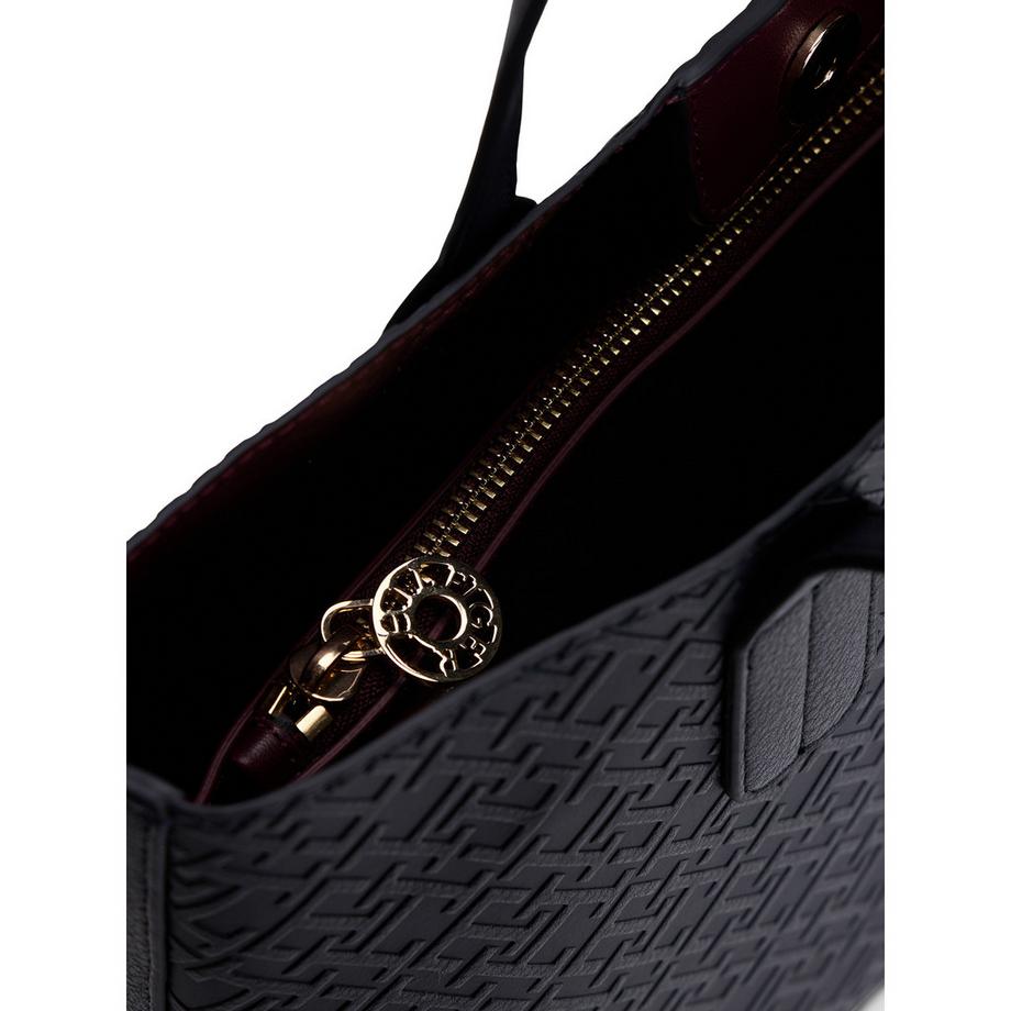 TOMMY HILFIGER TH ICON Monogramm geprägte Tote Bag  
