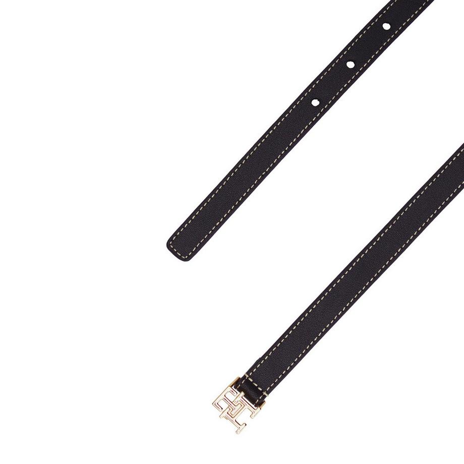 TOMMY HILFIGER TH LOGO Ceinture en cuir  