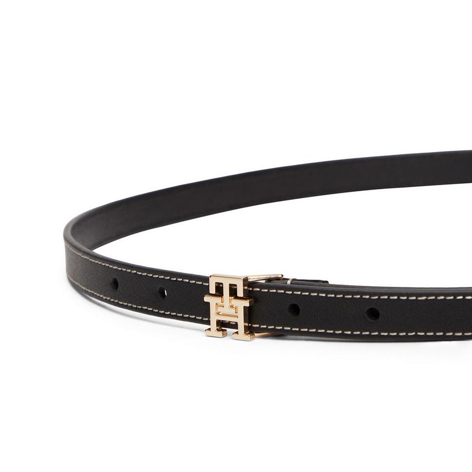 TOMMY HILFIGER TH LOGO Ceinture en cuir  