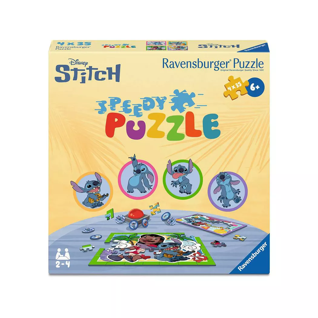 Puzzle Ravensburger 4x35 pièces - Disney Stitch 12004178 neu 1 pc(s)