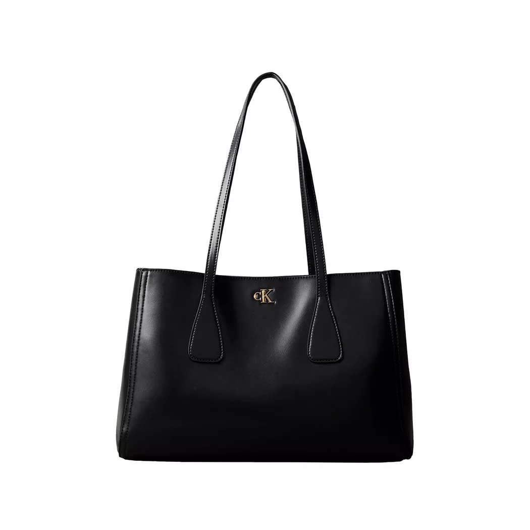 Calvin Klein Sac En Toile Lv04f3442g Black / Antique Light Gold One Size unisex