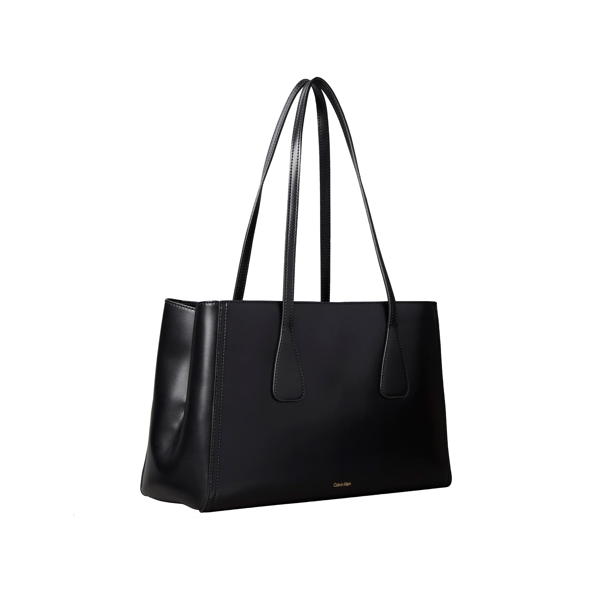 Calvin Klein Hardware Monogram Shopper Tasche  