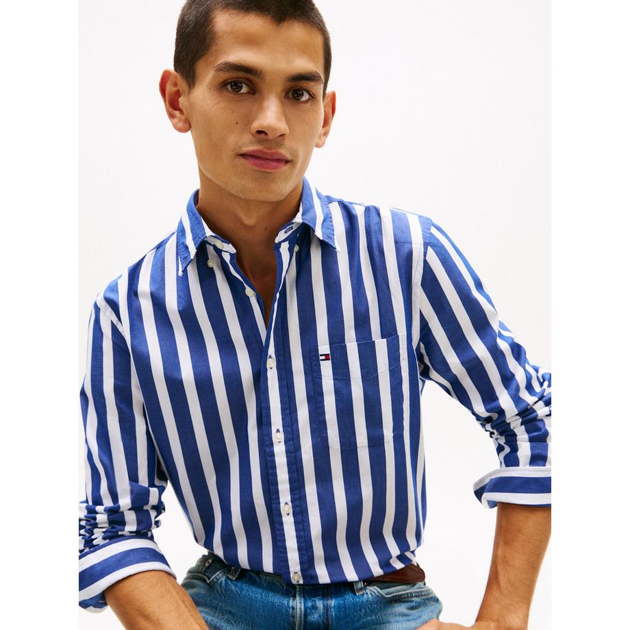 TOMMY HILFIGER Gestreiftes Langarmhemd  