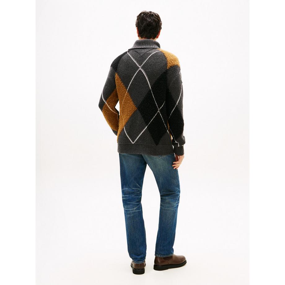 TOMMY HILFIGER Argyle Rollkragenpullover  