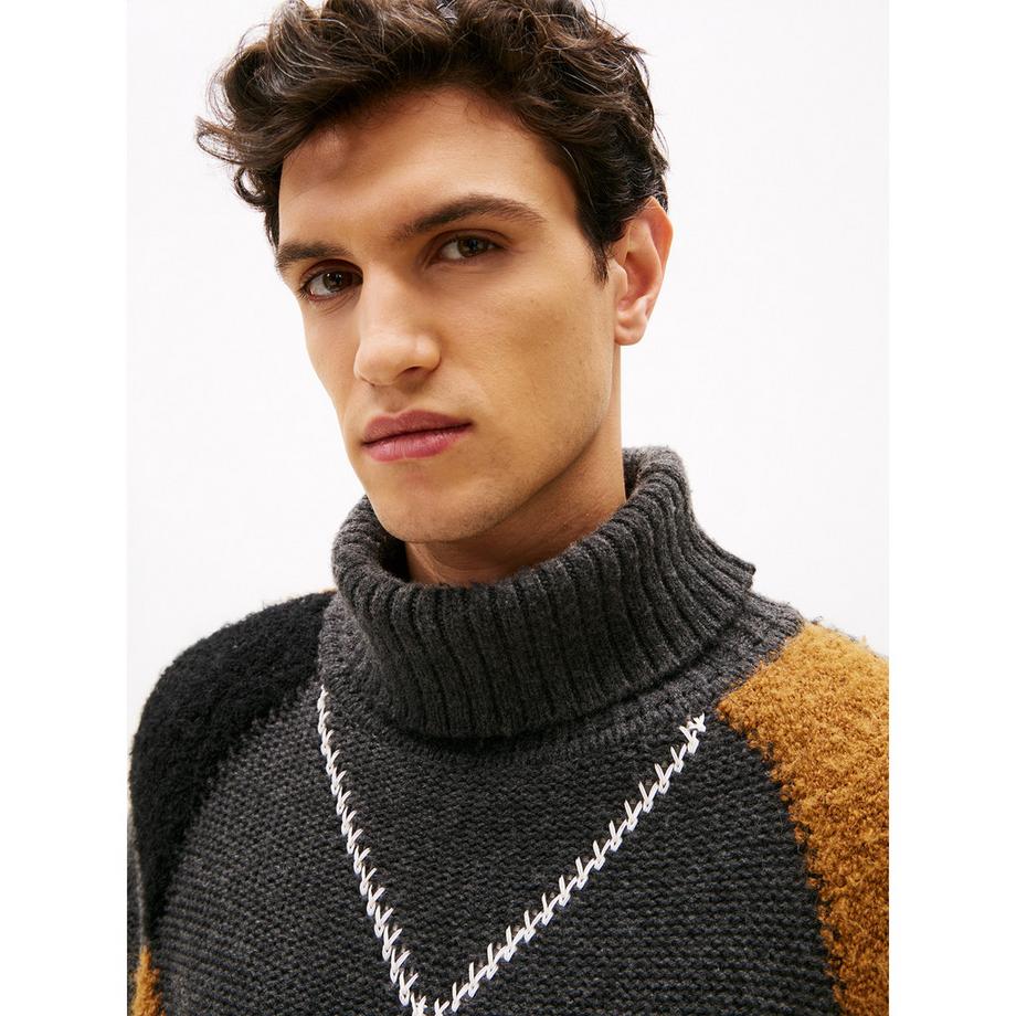 TOMMY HILFIGER Argyle Rollkragenpullover  