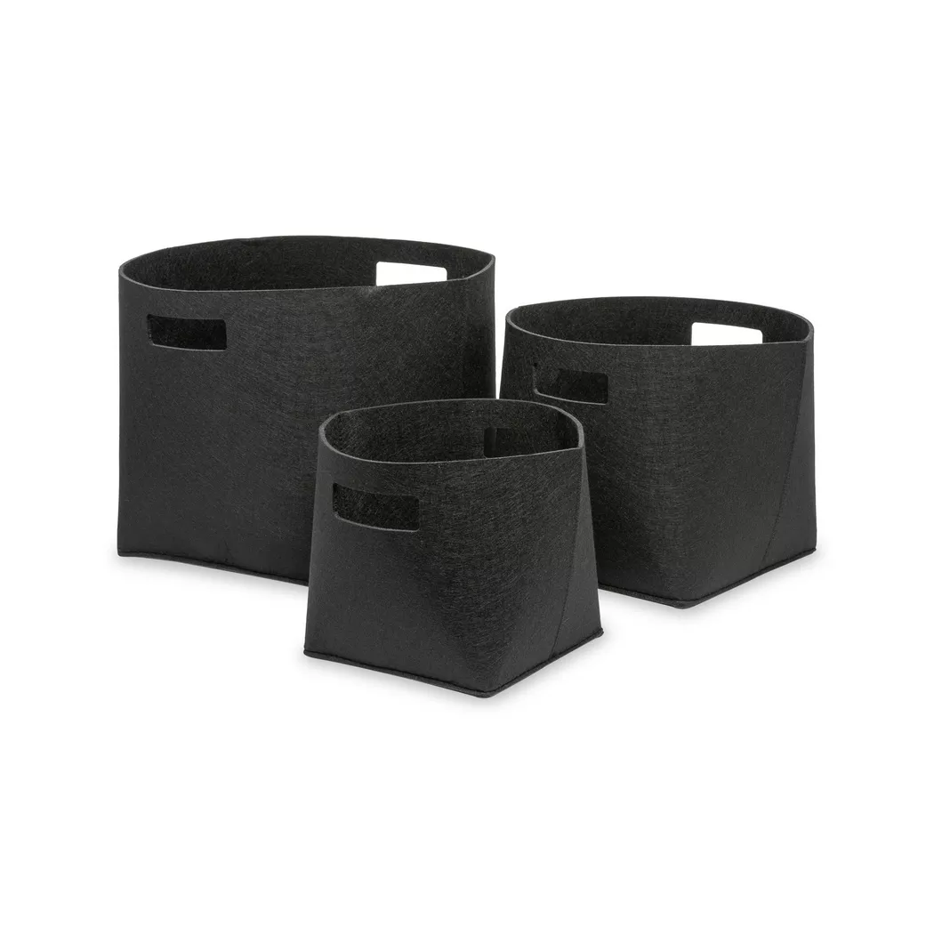 Manor - Tasche, 3 Stück, Black