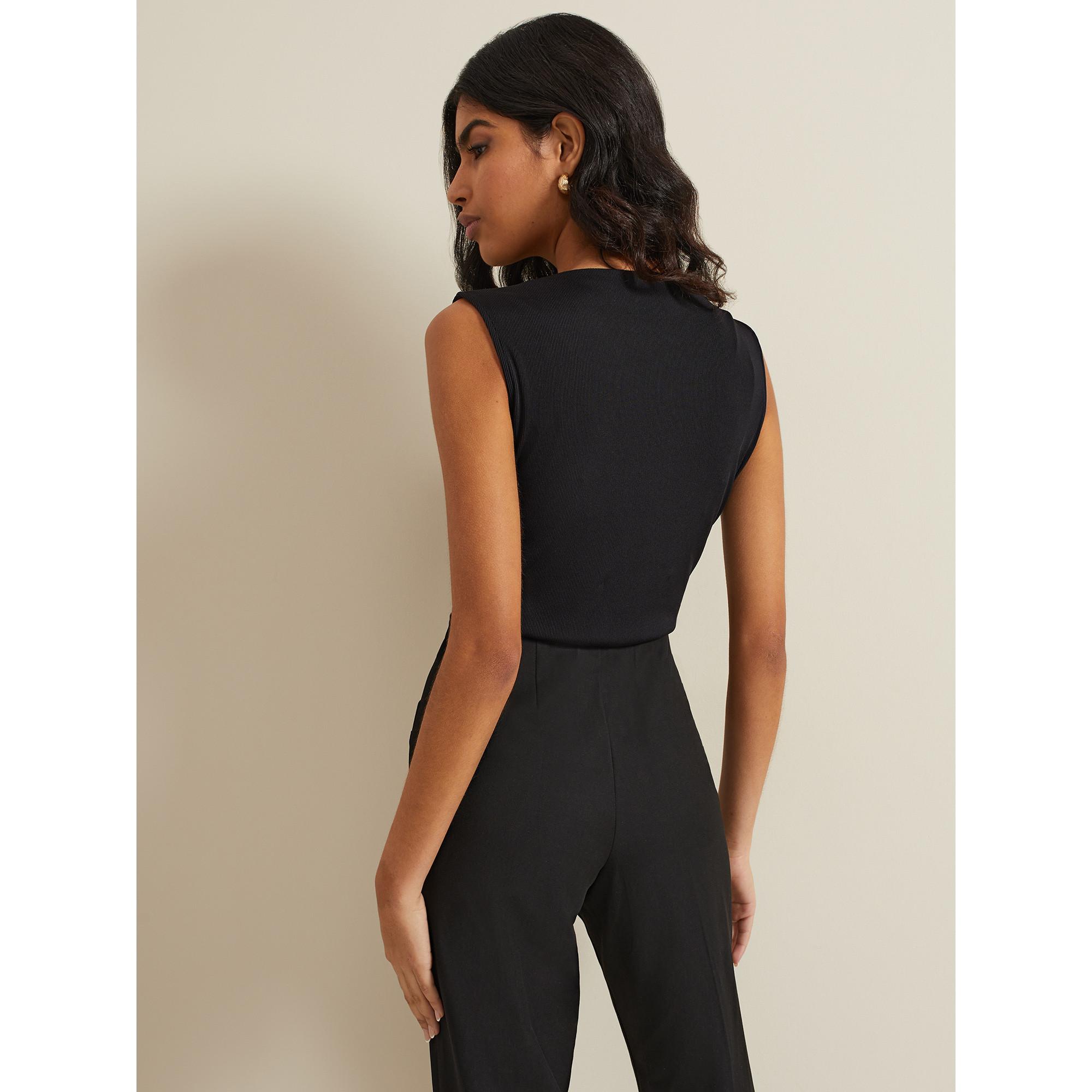 Phase Eight Top sans manches à encolure cache-cœur  