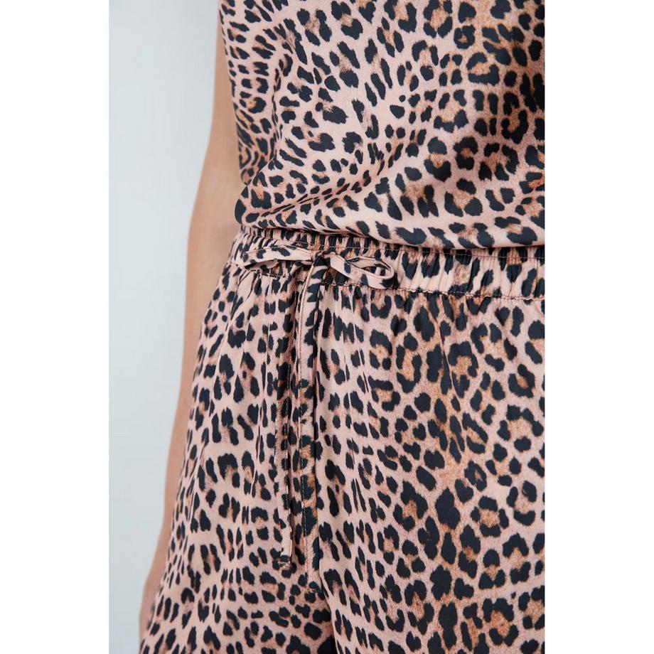 Etam Pyjamahose mit Leopardenmuster  