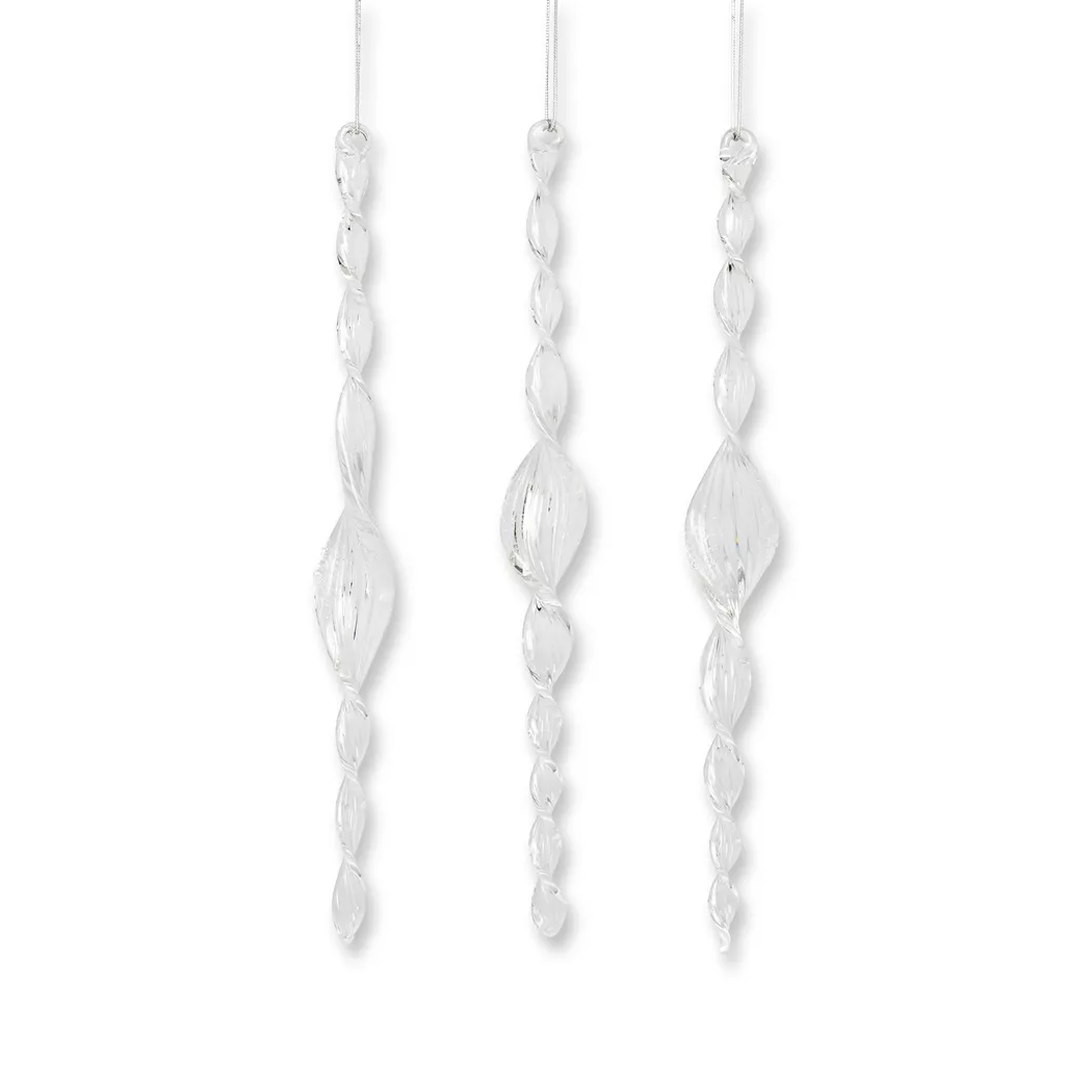 Manor - Baumschmuck, 6 Stück, 6 Stück, Transparent