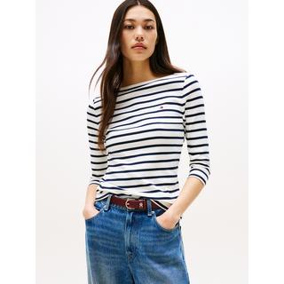 TOMMY HILFIGER New Cody Gestreiftes Boat Neck T-Shirt  