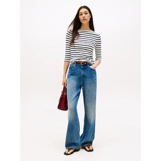 TOMMY HILFIGER New Cody Gestreiftes Boat Neck T-Shirt  