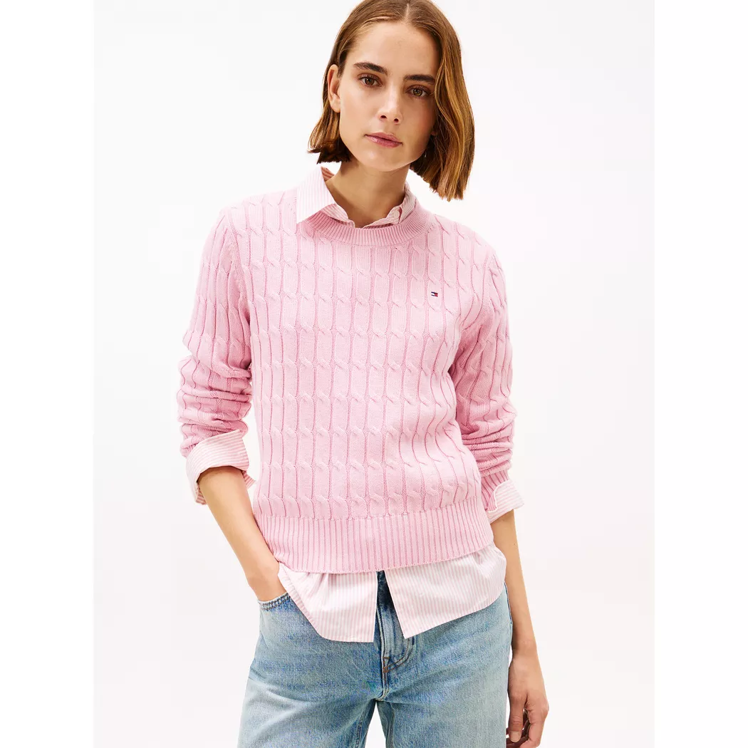 Tommy Hilfiger - Pullover, für Damen, Rosa Größe XS