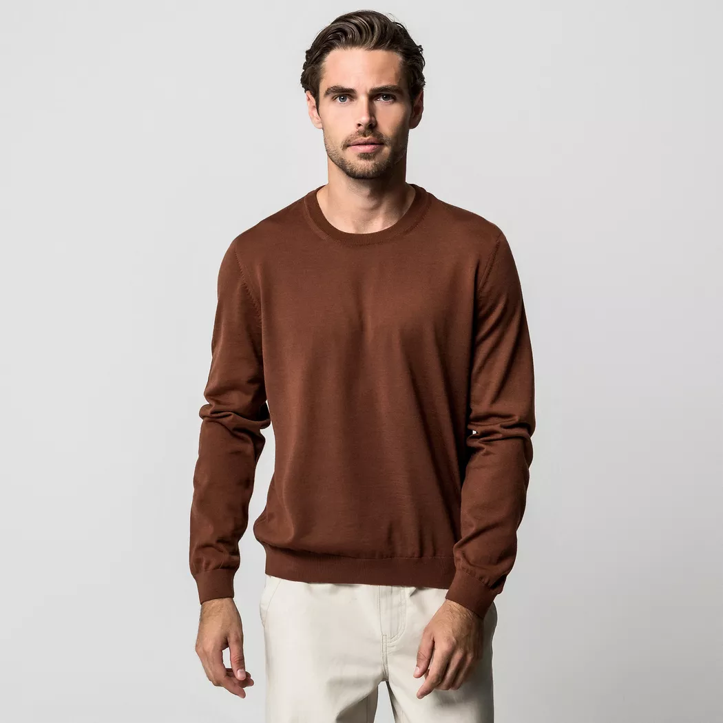 Boss BLACK - Pullover, für Herren, Braun, Größe M