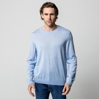 BOSS BLACK LENO-P Slim Fit Pull Col Rond  