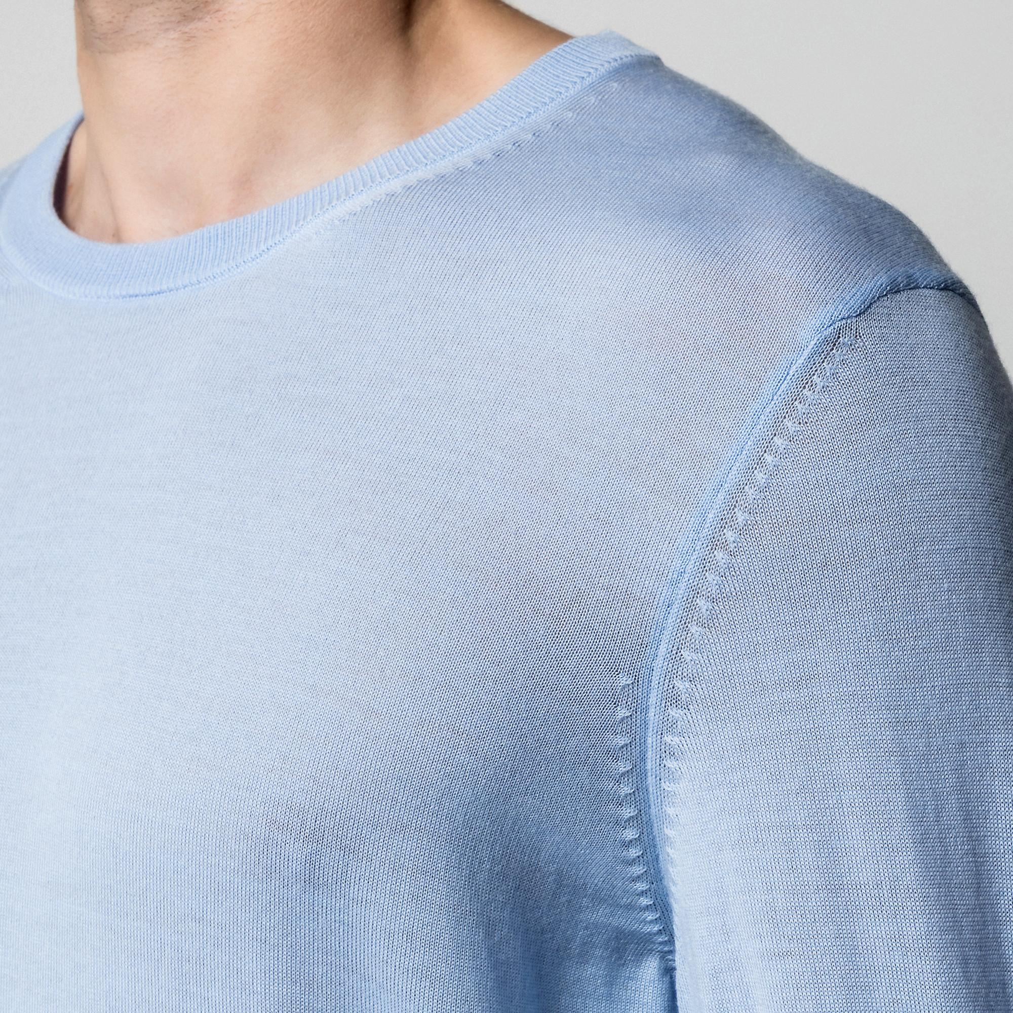 BOSS BLACK LENO-P Slim Fit Pull Col Rond  