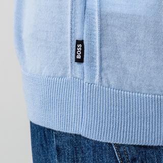 BOSS BLACK LENO-P Slim Fit Pull Col Rond  