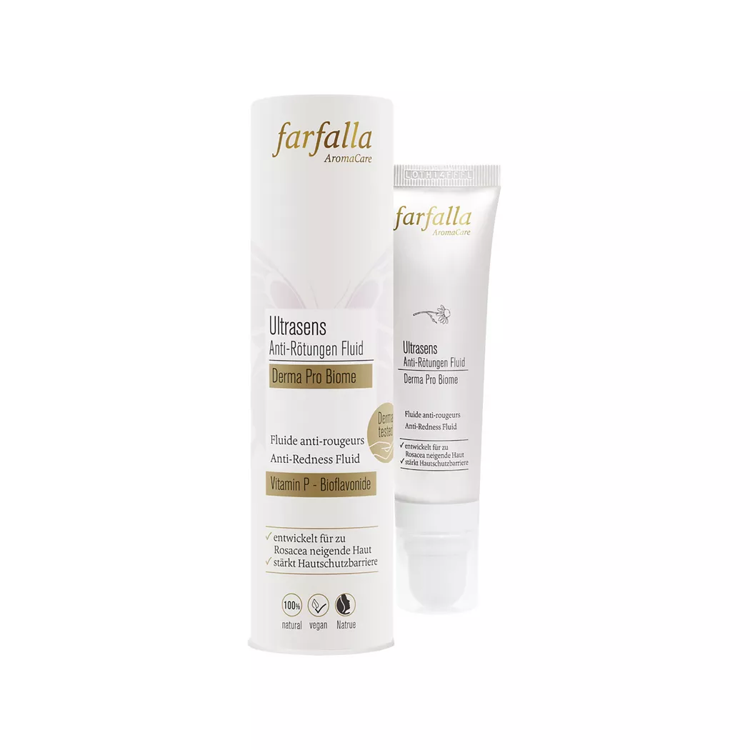 farfalla - UltrasensAnti-RötungenFluid,DermaProBiome, 30 ml