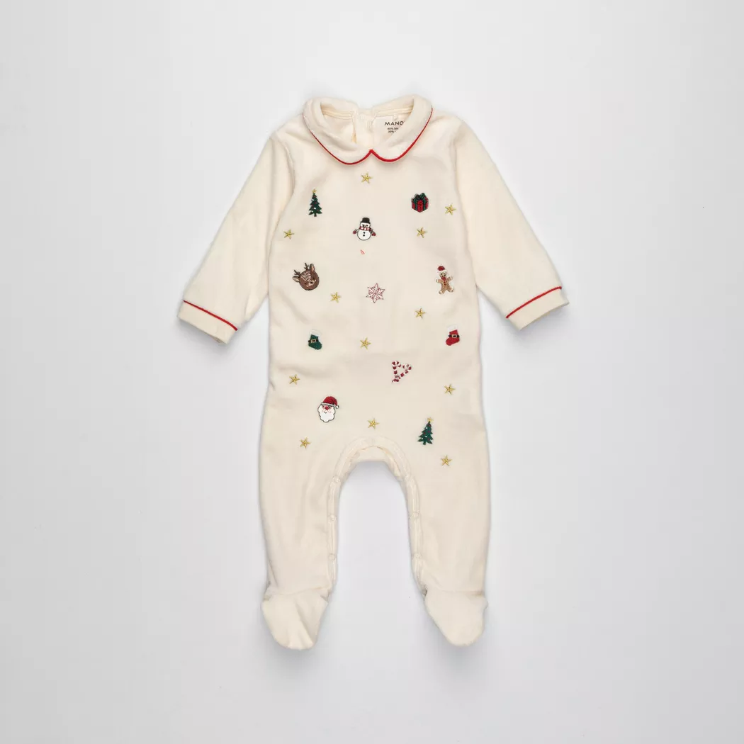 Manor Baby - Pyjama, Pyjama Chic, 74, Weiss