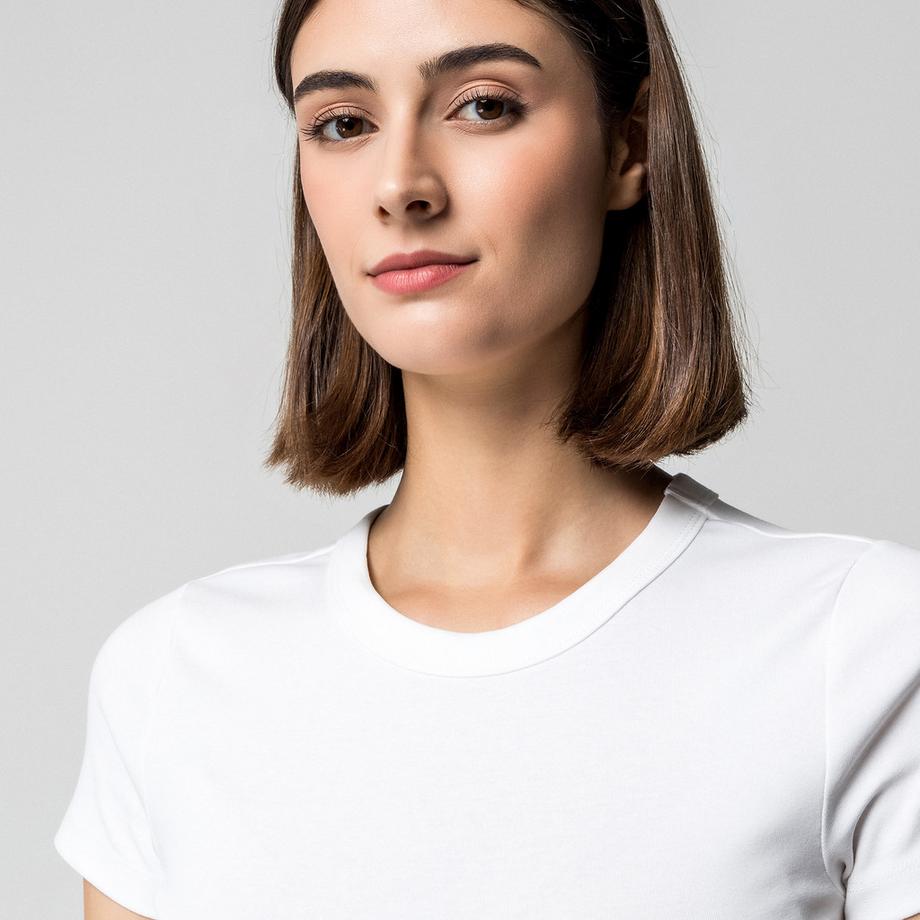 Gina Tricot Kurzarm Slim Fit T-Shirt  