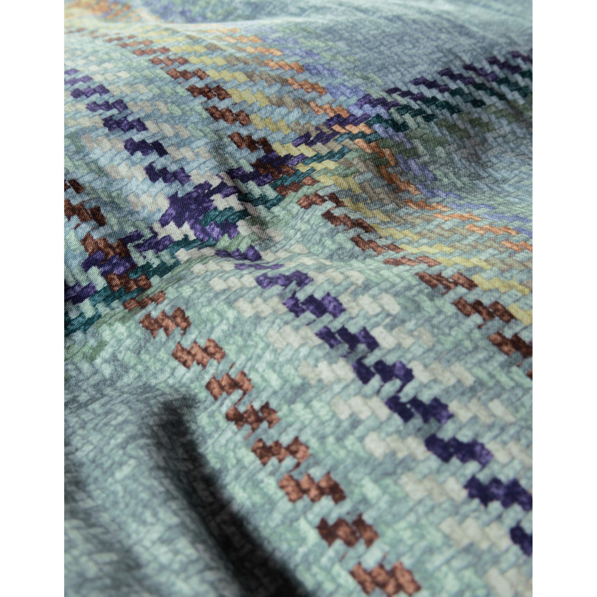 ESSENZA Meau Motif Carreaux Taie d'oreiller  