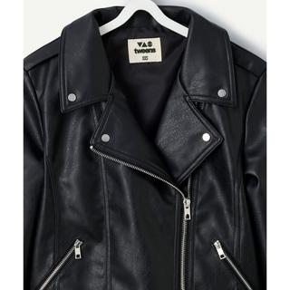 TAO Tweens Giacca Biker con Collo a Revers  