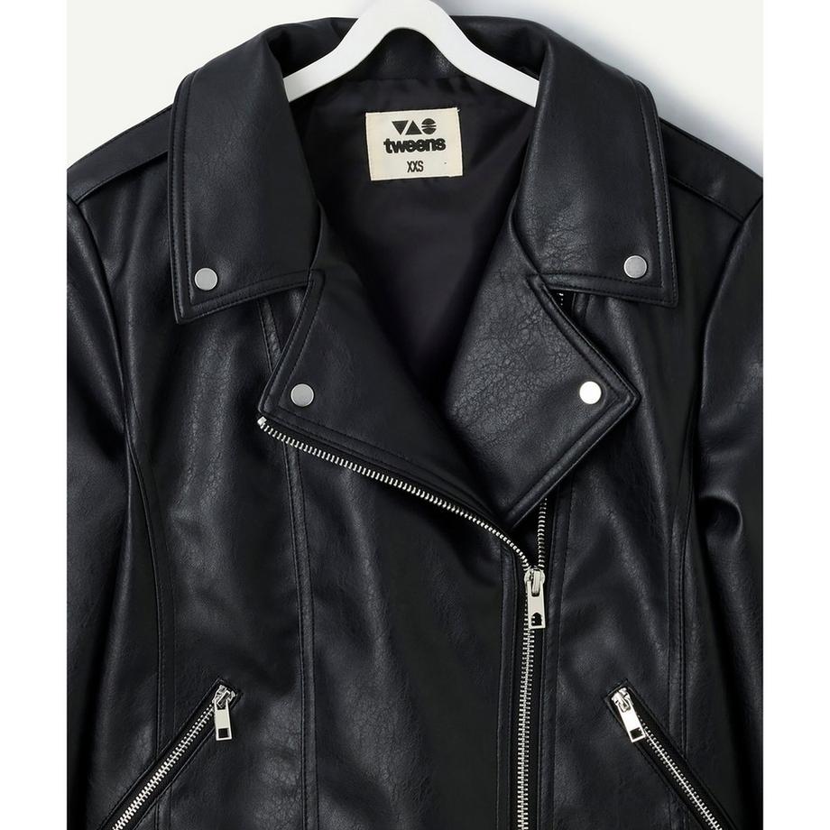 TAO Tweens Bikerjacke mit Reverskragen  