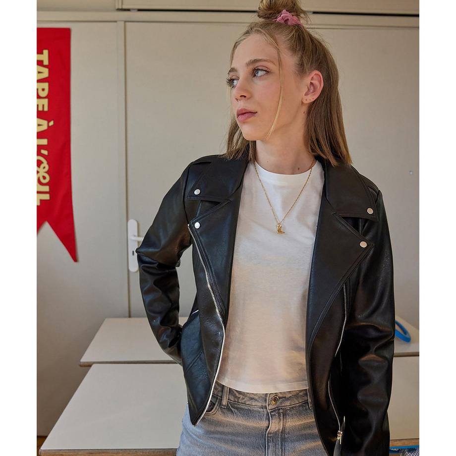 TAO Tweens Bikerjacke mit Reverskragen  