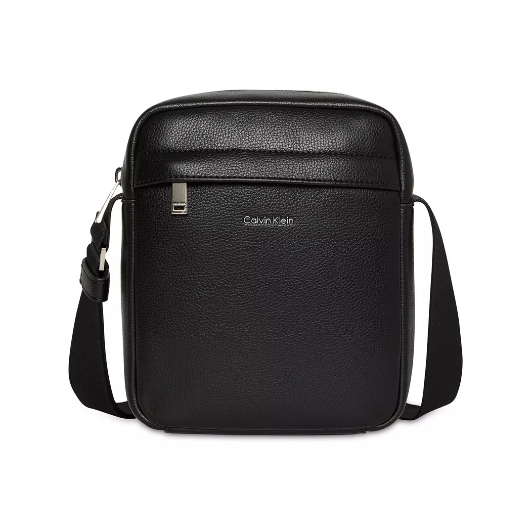 Sacoche Calvin Klein Jeans CANVAS MIX REPORTER Noir Unique hommes