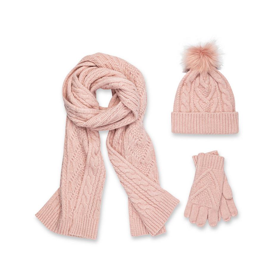 Manor Woman Coffret Cadeau Écharpe Bonnet et Gants  