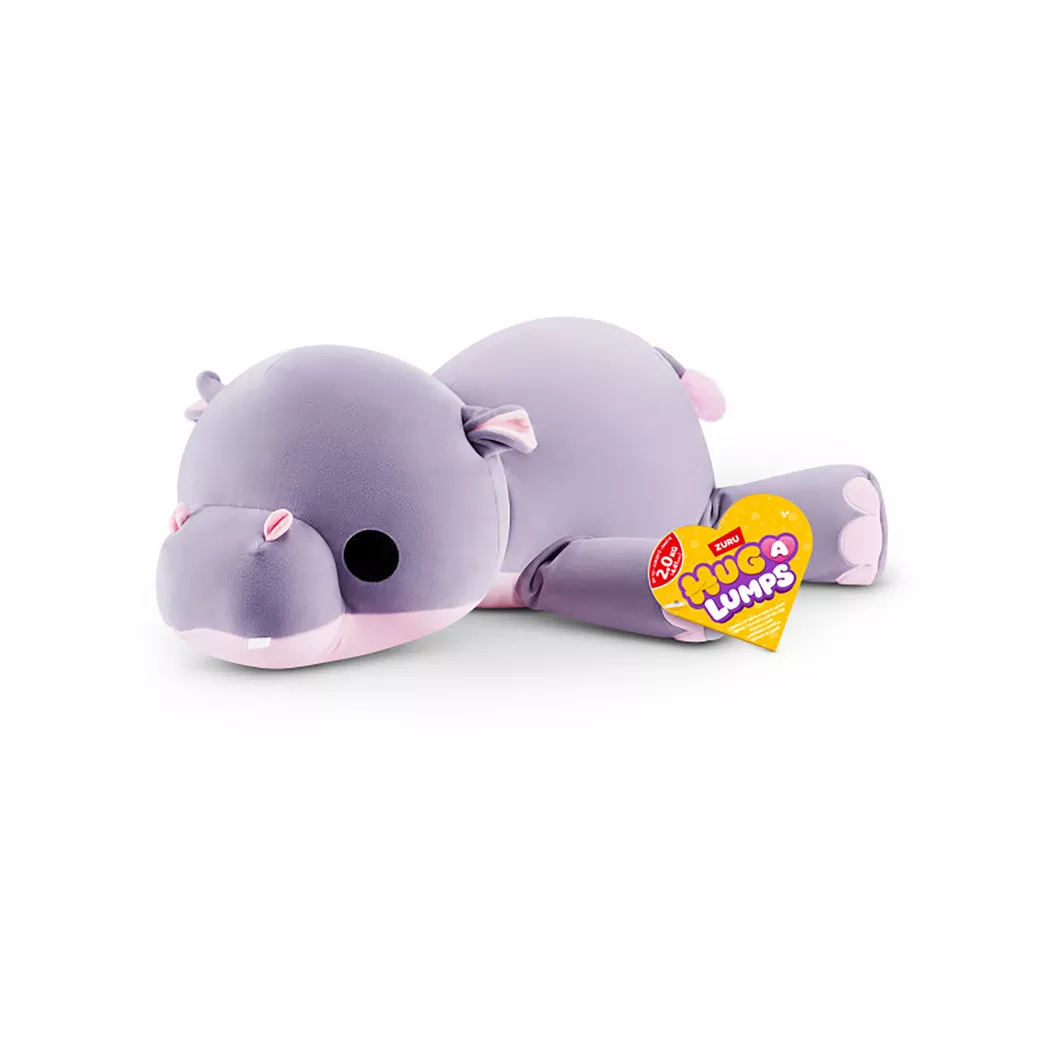 Zuru - Hug A Lump Nilpferd, 80cm, Multicolor