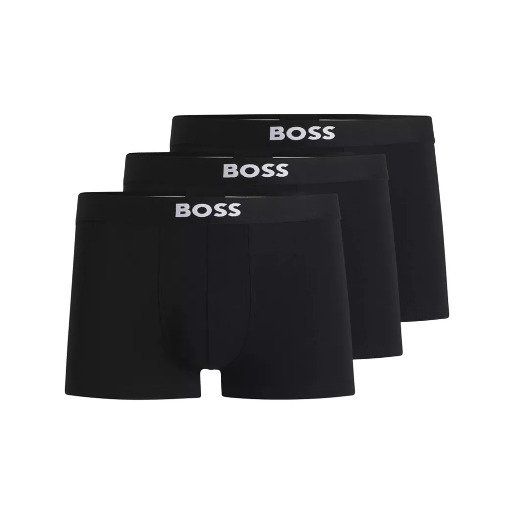 Boss Boxers One 10272529 Trunk 3 Unités Black L Homme 2