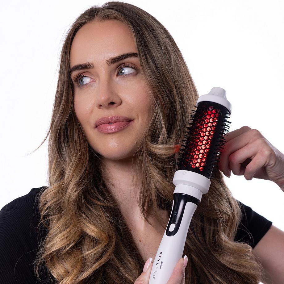 STYLPRO  Spazzola termica con infrarossi e luce rossa 