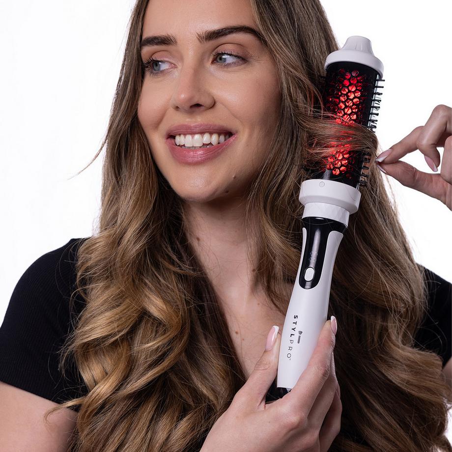 STYLPRO  Spazzola termica con infrarossi e luce rossa 