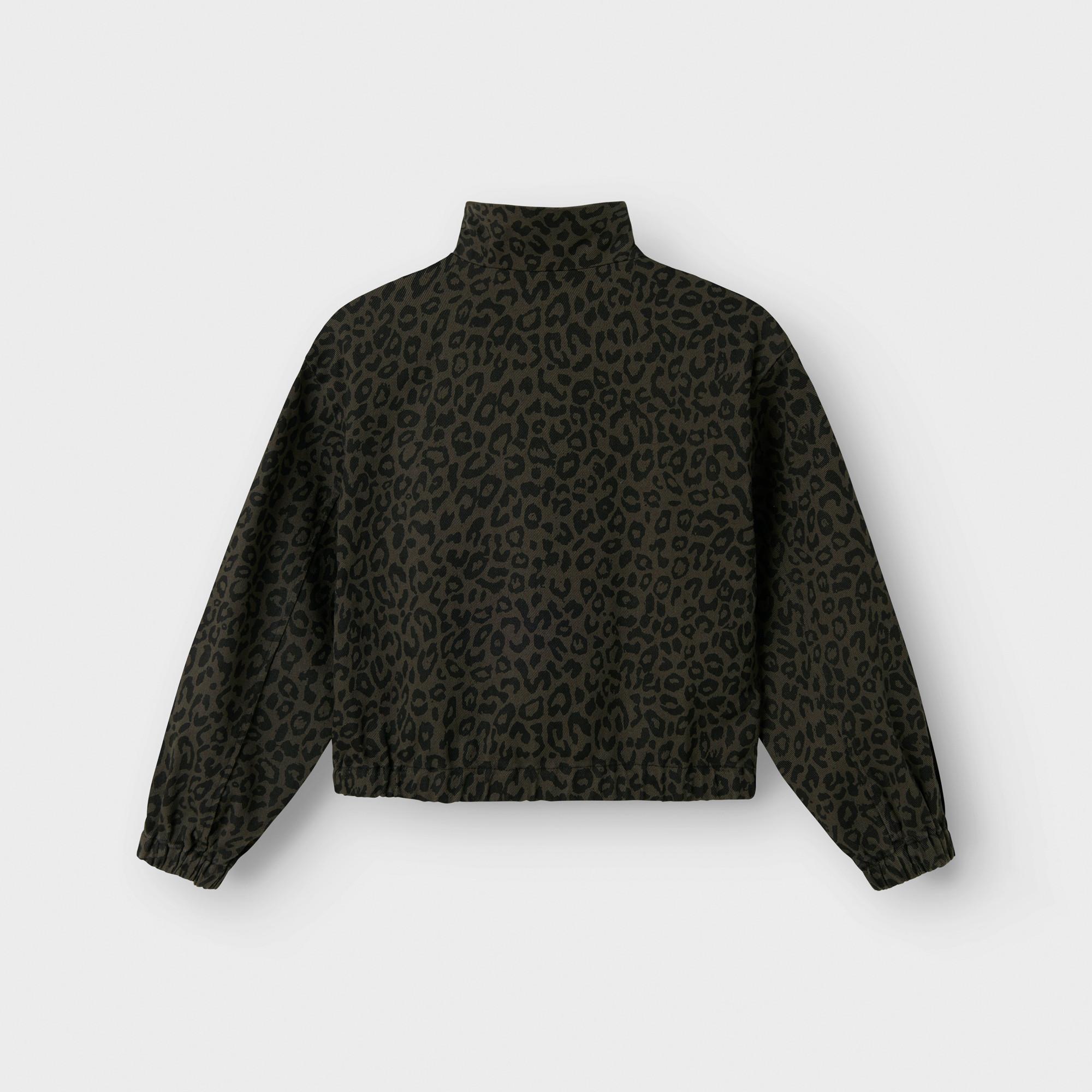 Name It Giacca Twill Stampa Leopardata  