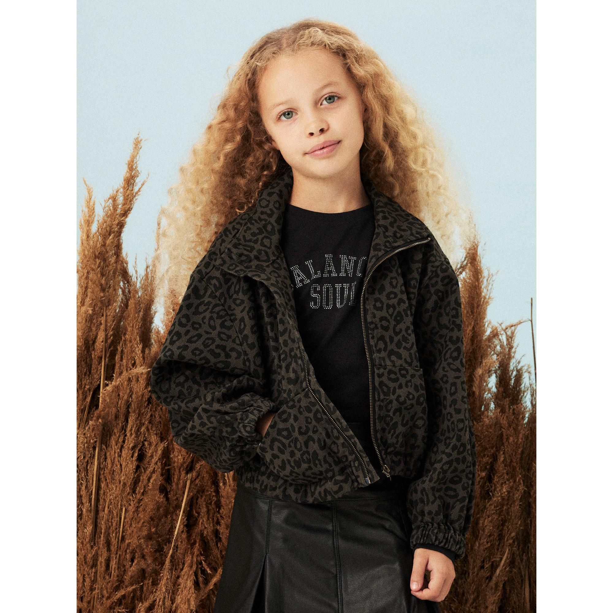 Name It Giacca Twill Stampa Leopardata  