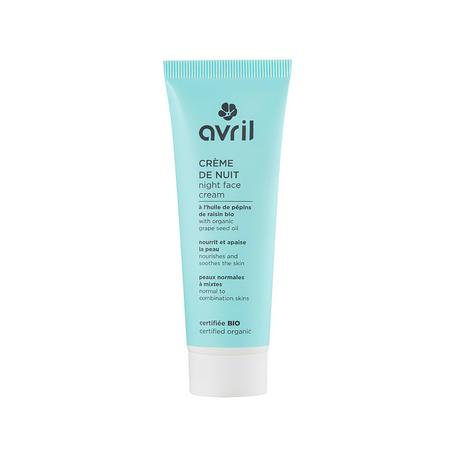 Avril  Crema notte per pelli normali e miste - Biologica certificata 