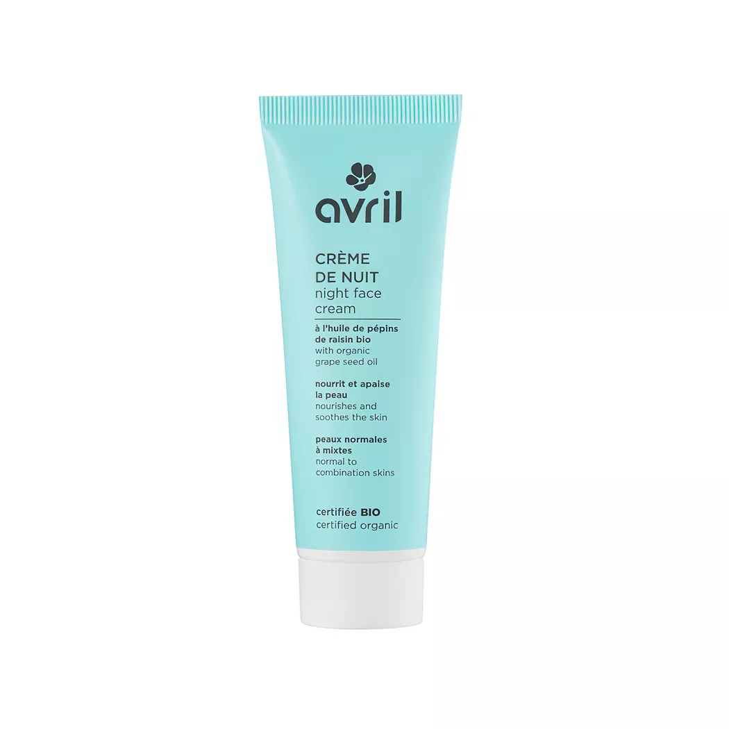 Avril Crème de Nuit Bio Peaux Normales à Mixtes 50ml